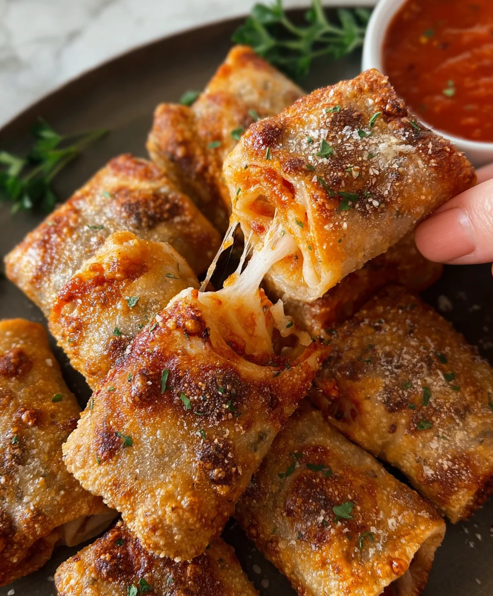 Knusprige Pizza-Rollen: Einfach & Lecker!