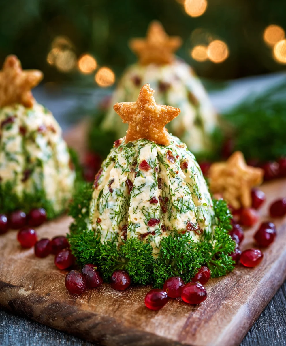 Frischkäse-Weihnachtsbaum: Einfach & festlich