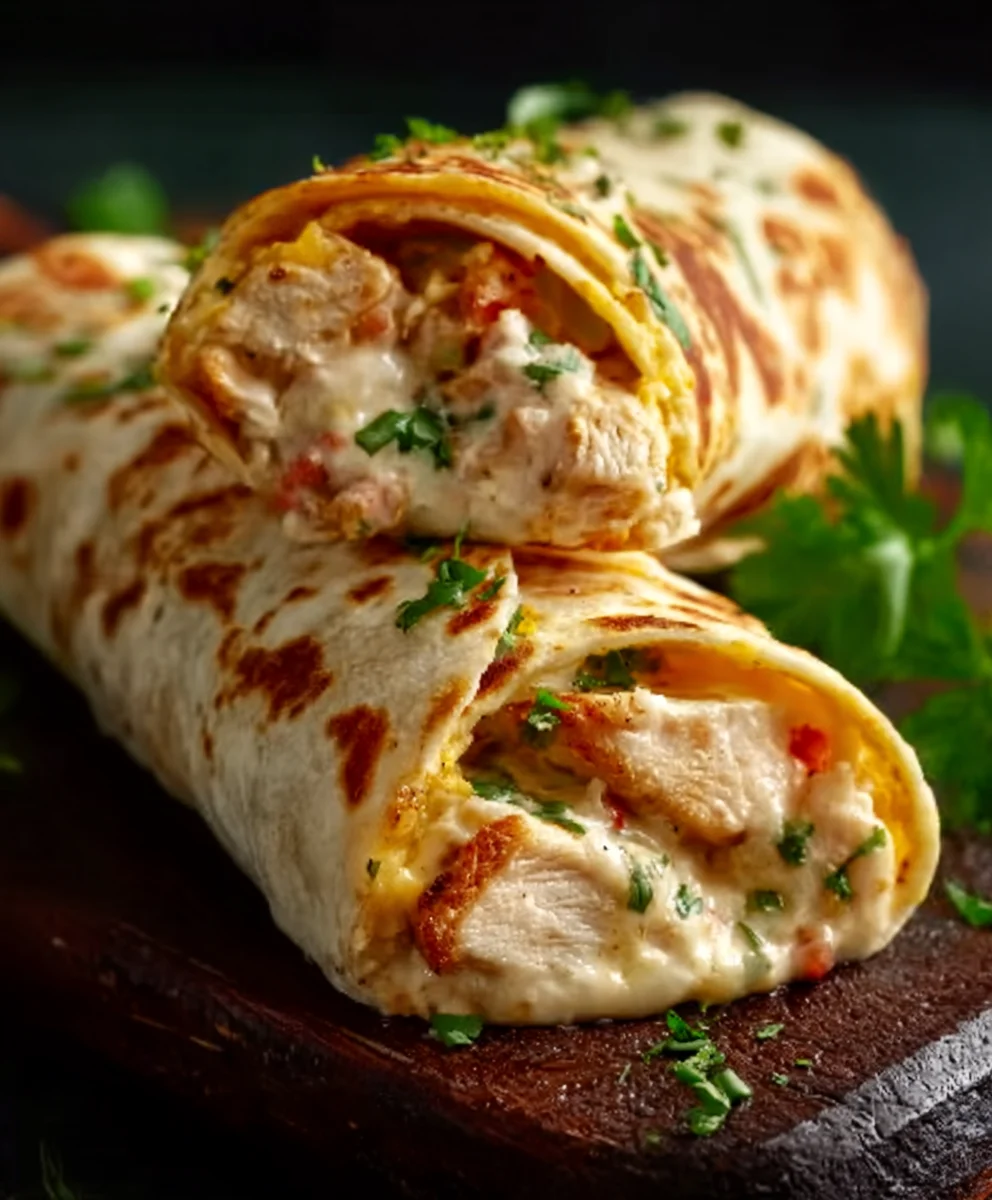 Schnelle Käse-Knoblauch-Rindfleisch-Wraps – Einfach & Lecker