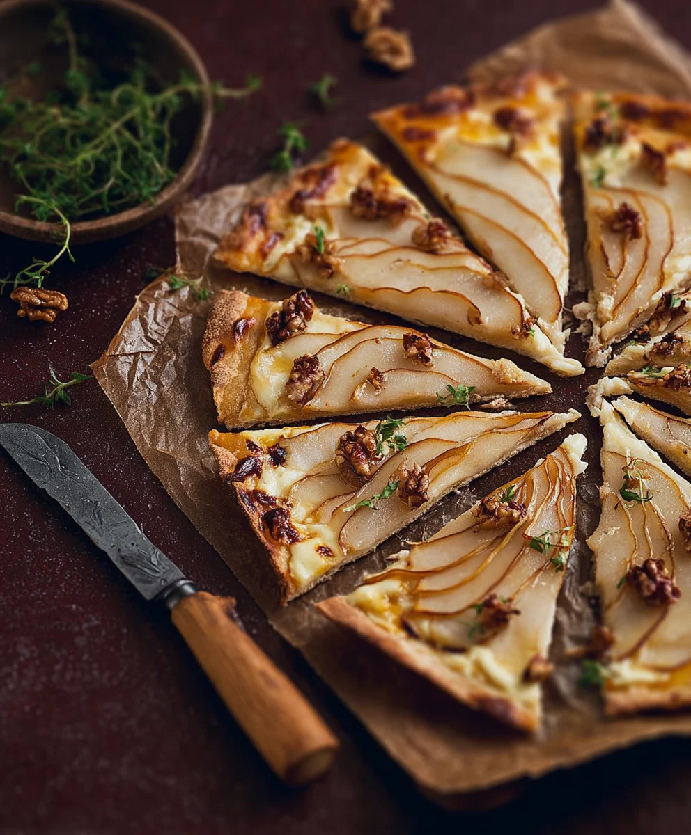 Flammkuchen Birne Ziegenkäse: Schnelles 25-Minuten-Rezept