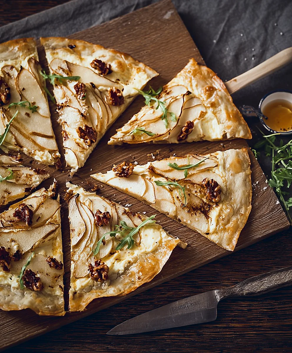 Flammkuchen Birne Ziegenkäse: Schnelles 25-Minuten-Rezept