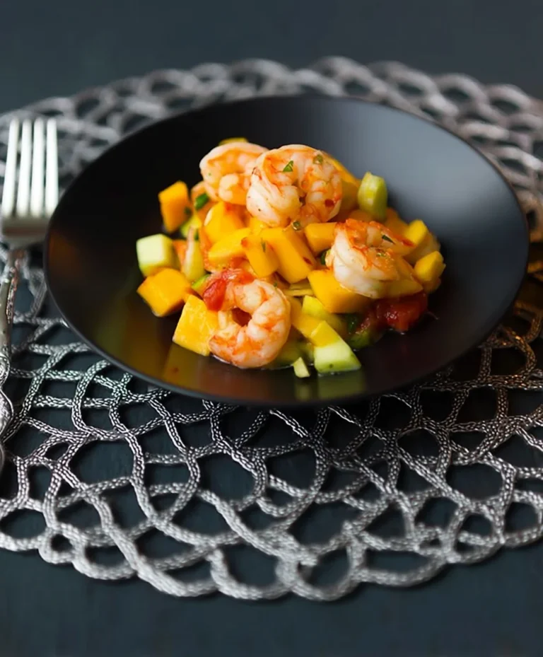 Kreolischer Salat: Garnele, Mango, Papaya – Exotisch!
