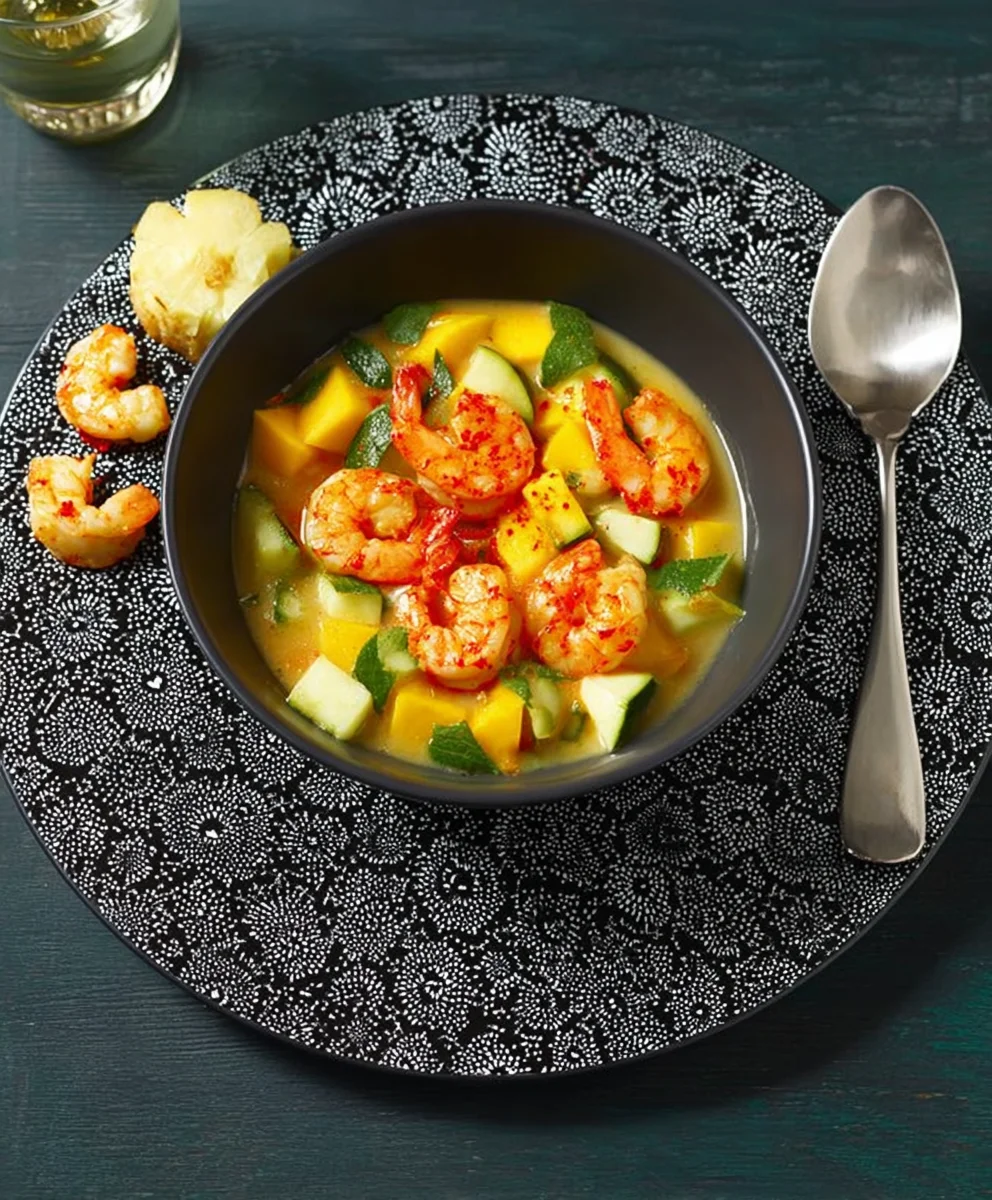 Kreolischer Salat: Garnele, Mango, Papaya – Exotisch!