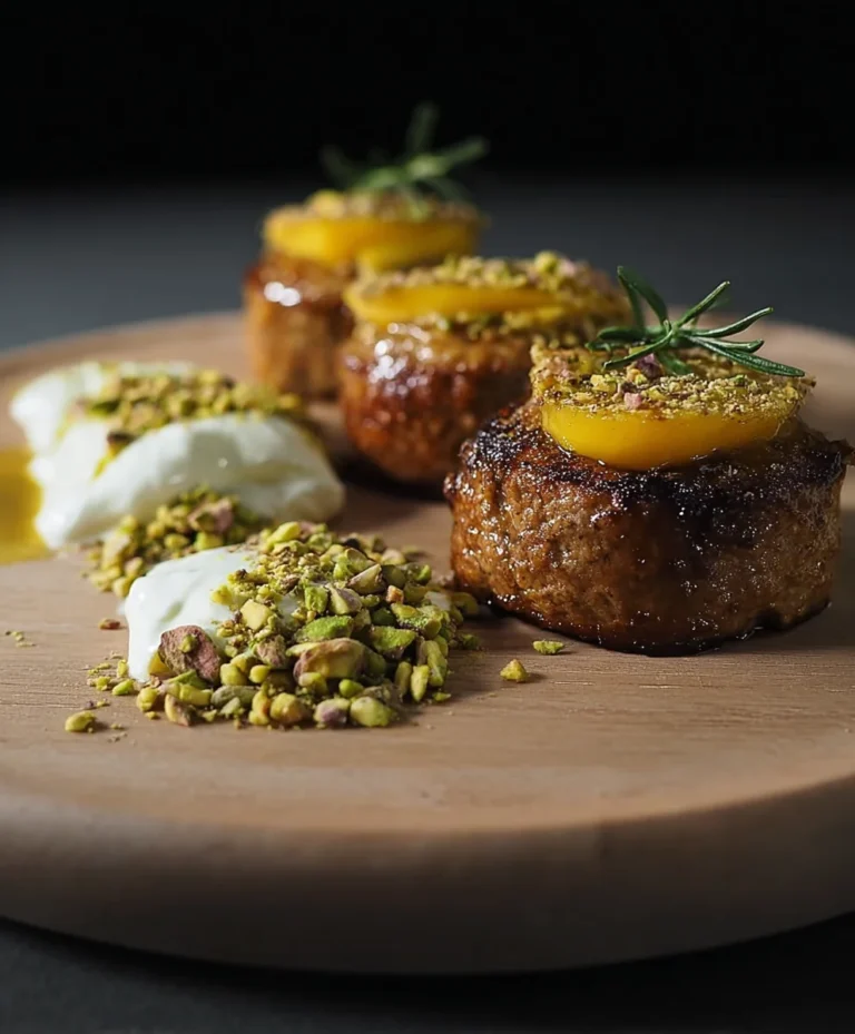 Tonkabohne Mango Rosmarin Limette Pistazie Rezept